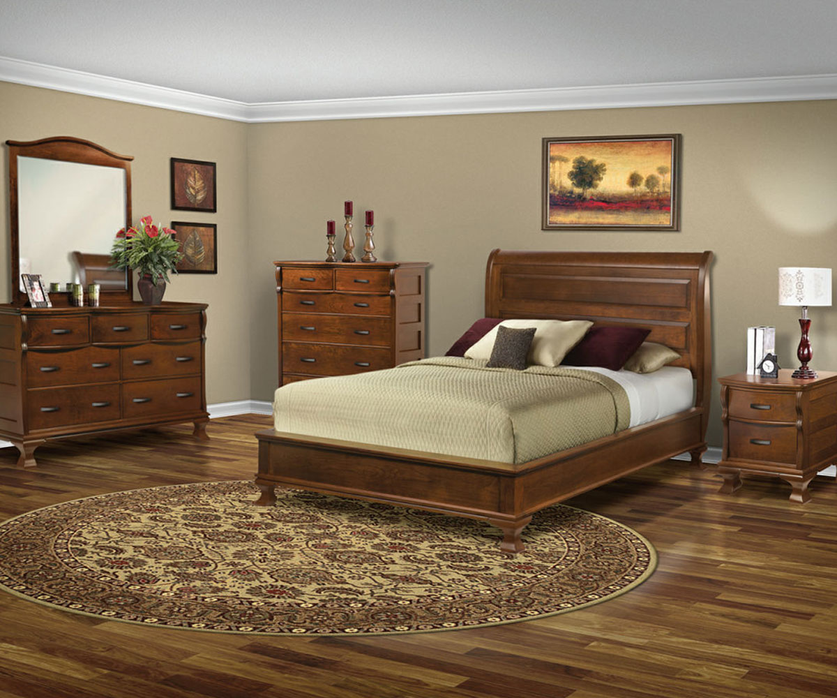 Classical Bed With High Footboard - Image 4