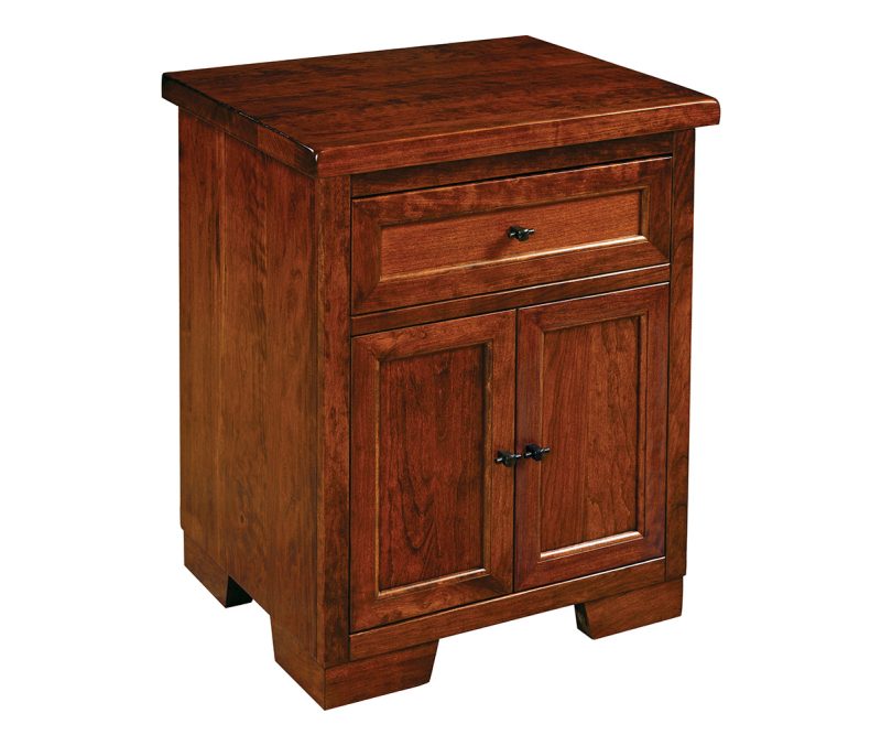 Farmhouse One Drawer Two Door Nightstand
