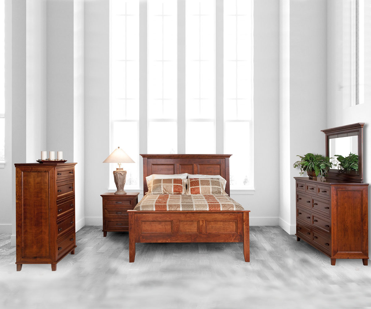 Brooklyn Two Drawer Nightstand - Image 2