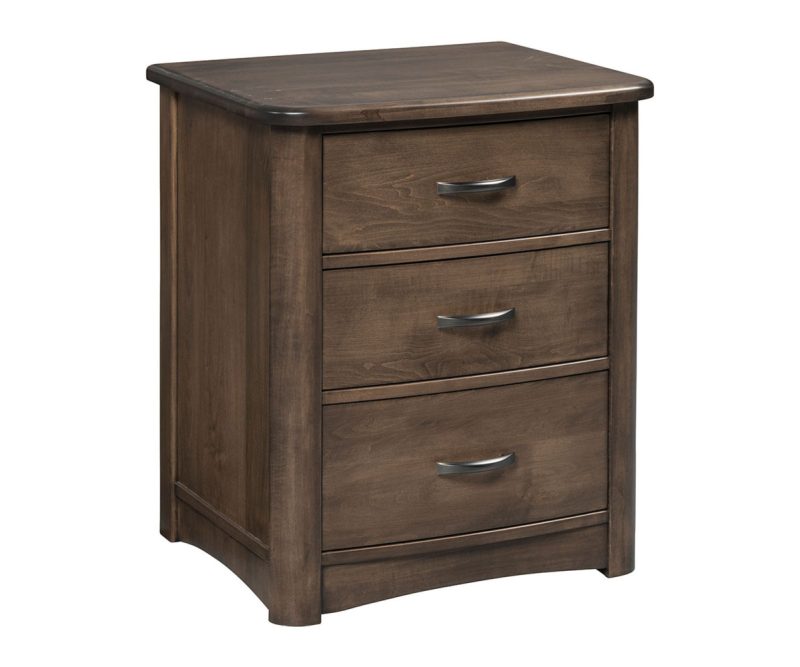 Meridian Three Drawer Nightstand