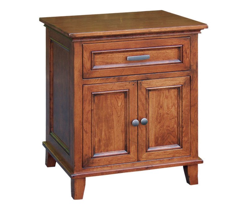 Brooklyn 1 Drawer 2 Door Nightstand