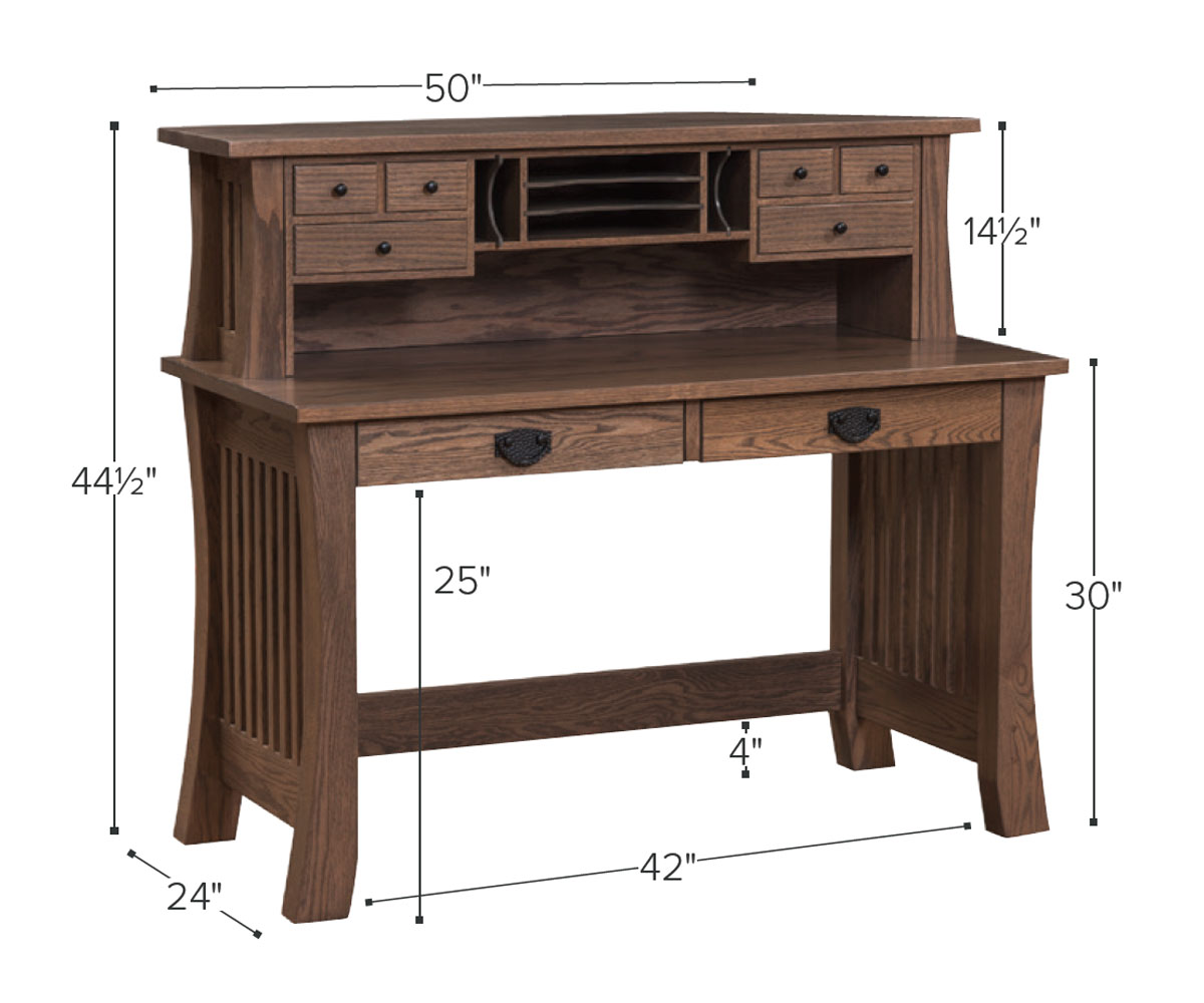 Liberty 50" Deluxe Writing Desk - Image 2