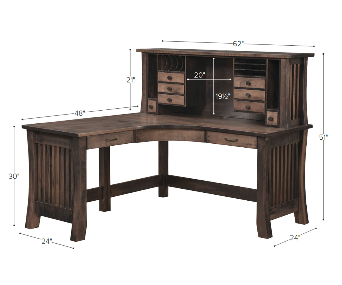 Liberty Deluxe L Desk - Image 2
