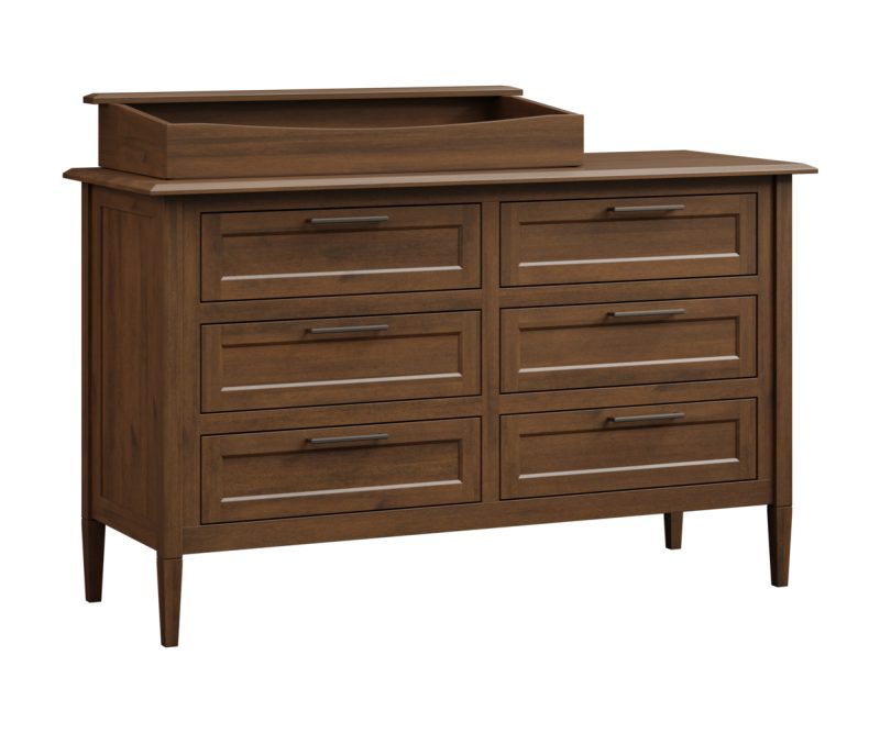 Willow 6 Drawer Dresser With  Changing Box Top Option