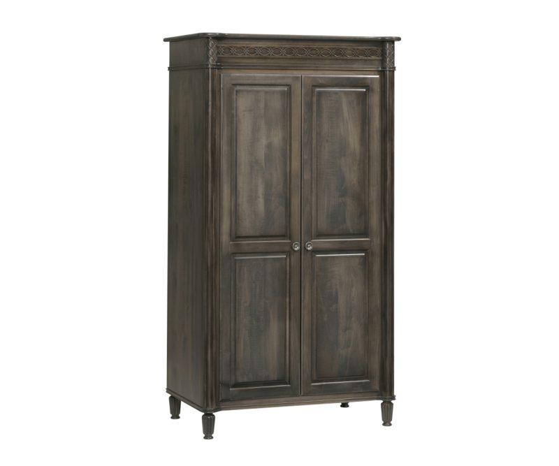 Eminence Wardrobe With Rod & Shoe Shelf