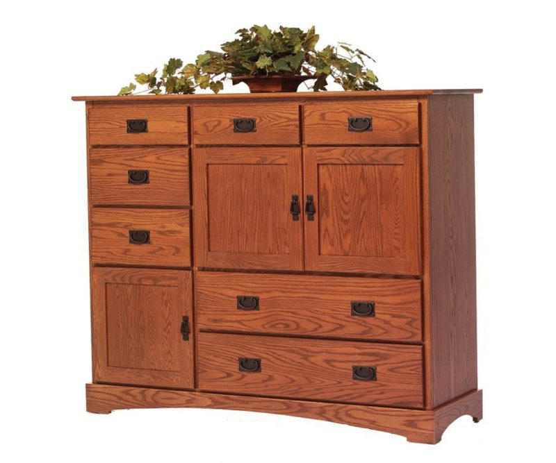 Old English Mission Grande Door Chest