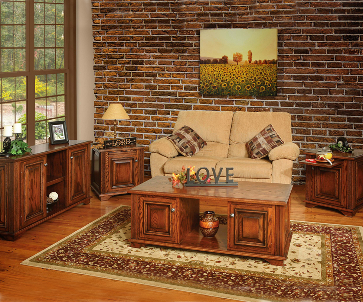 Lincoln Entertainment with Side Bookcases - Image 2