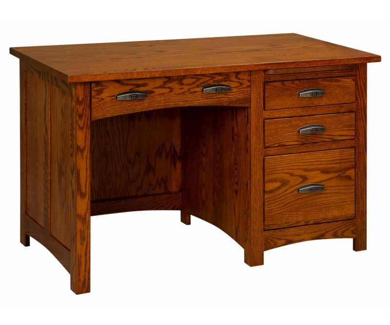 Oakwood Desk Single Pedestal
