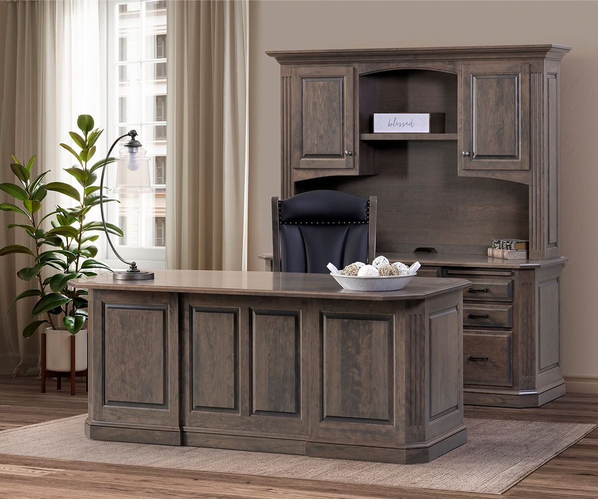 Buckingham 98" Base and Three Piece Hutch - Image 3