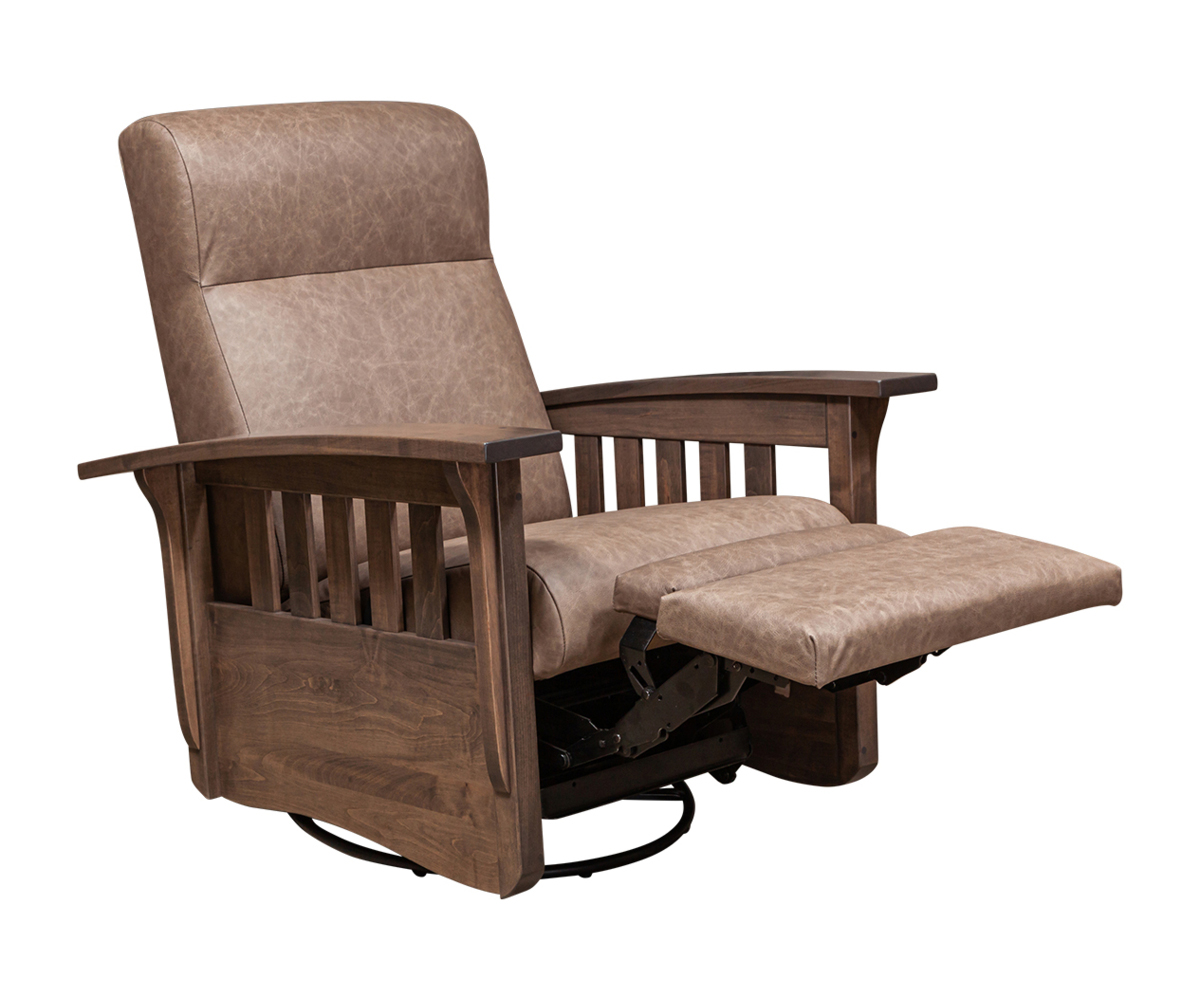Classic Mission Swivel Glider Recliner - Image 2