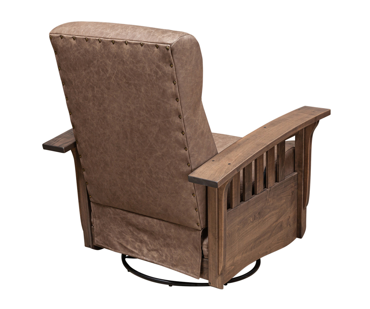 Classic Mission Swivel Glider Recliner - Image 5