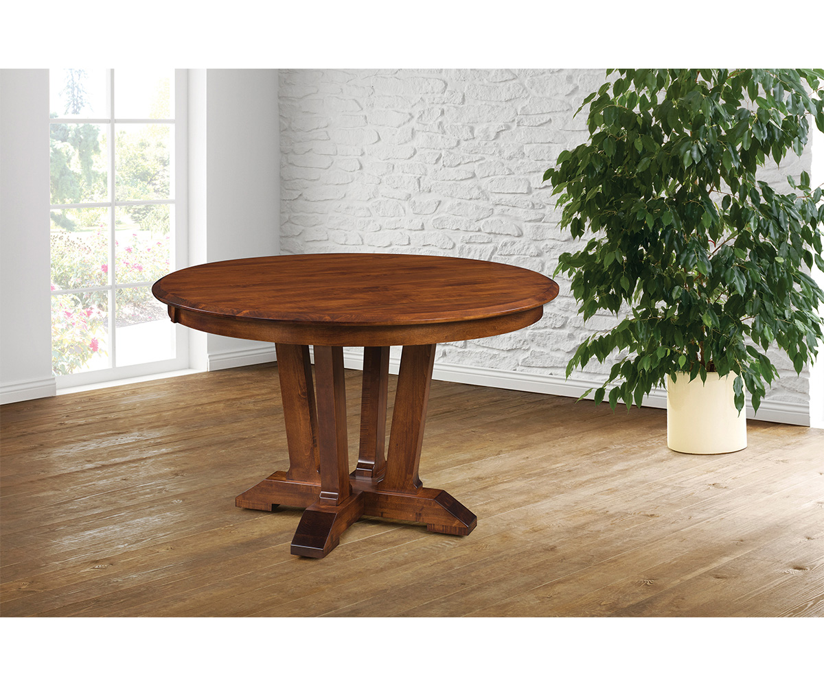 Harper Single Pedestal Table - Image 2