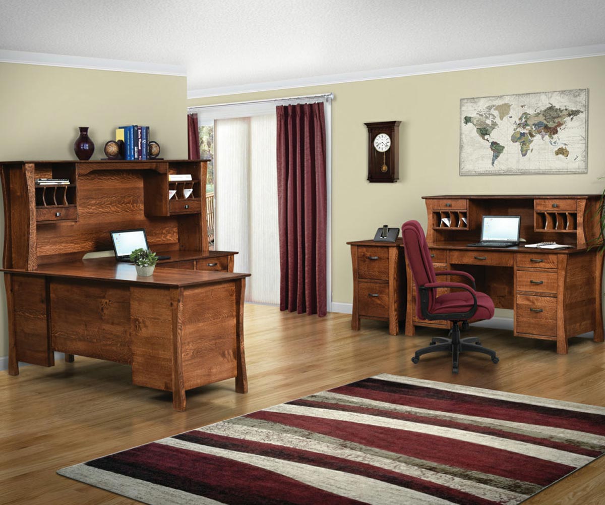 Kapernaum Double Pedestal Desk - Image 4