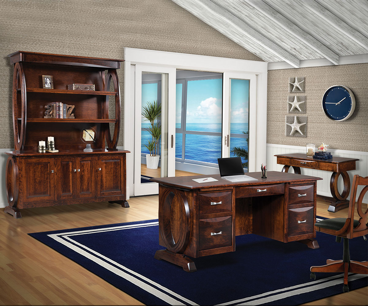 Saratoga Curved Top Desk - Image 3