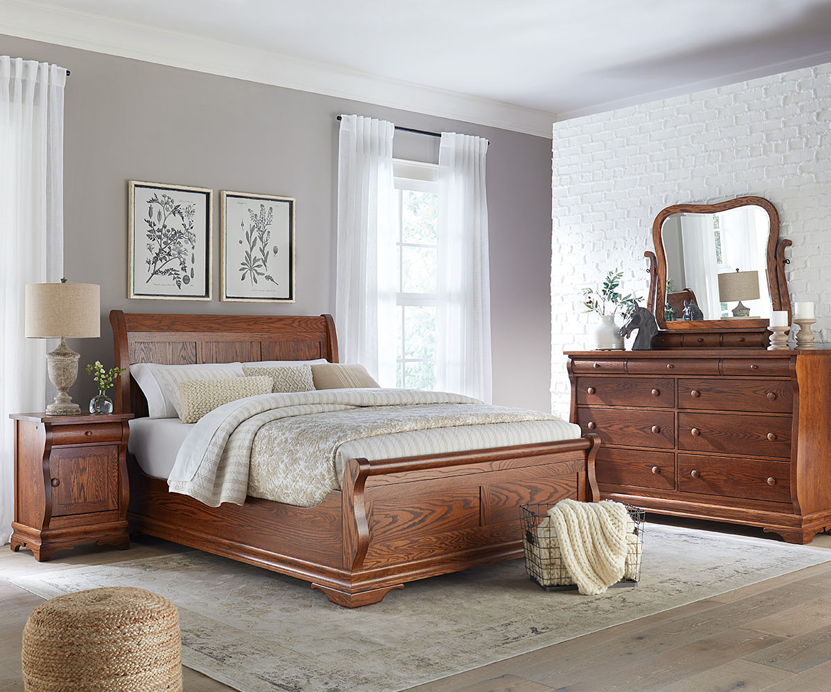 Chippewa Sleigh 1 Drawer Open Nightstand - Image 5