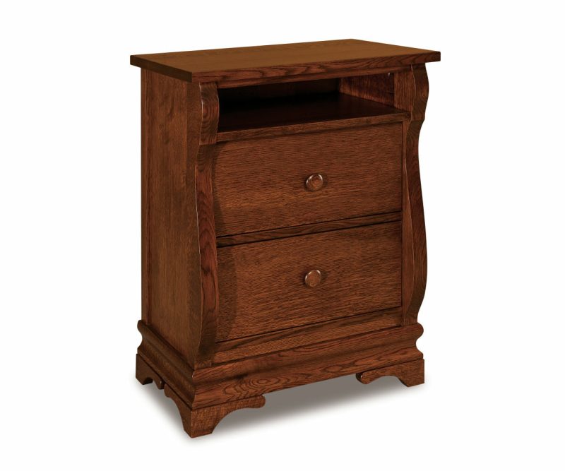 Chippewa Sleigh 2 Drawer Nightstand - 25¼"W