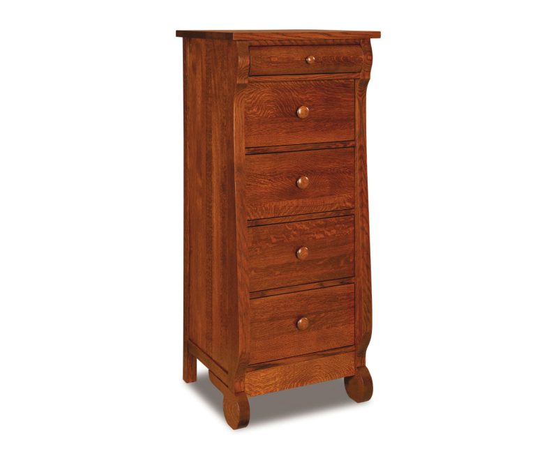 Old Classic Sleigh 5 Drawer Lingerie Chest