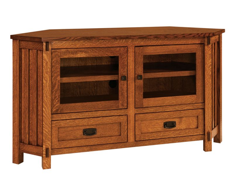 Rio Mission Corner Cabinet - 61"W