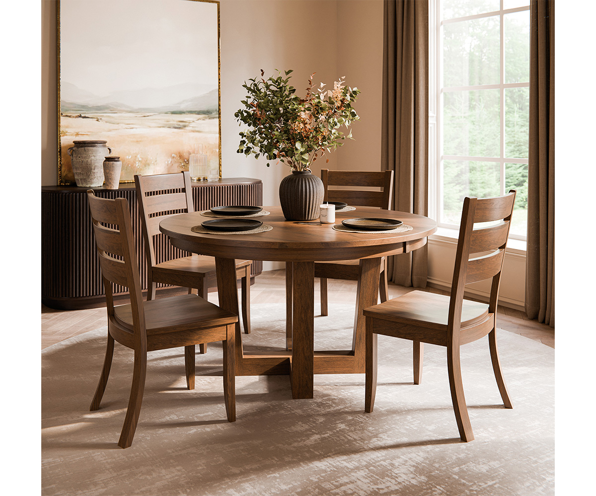 Portland Single Pedestal Table - Image 3