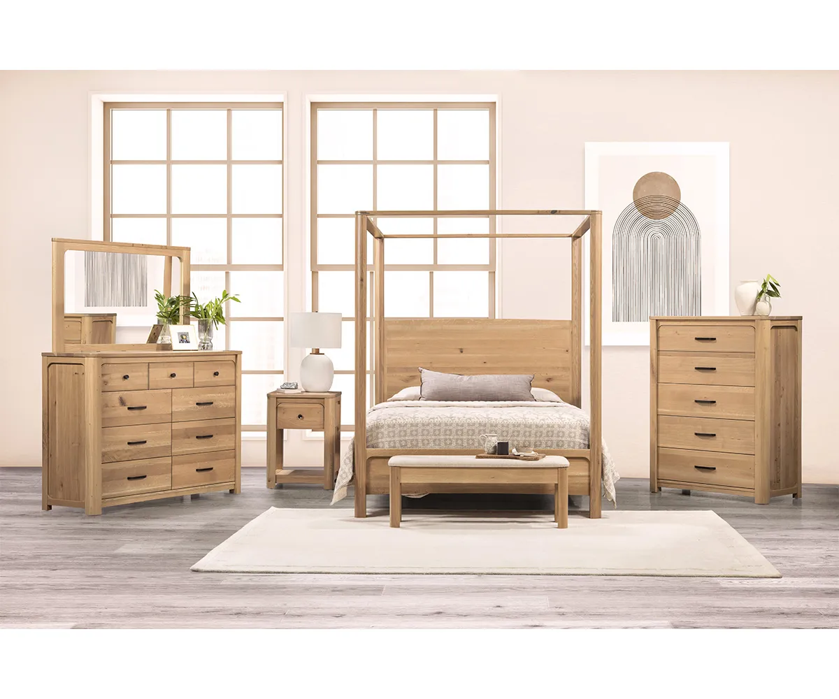 Aspen 3 Drawer Nightstand - Image 4