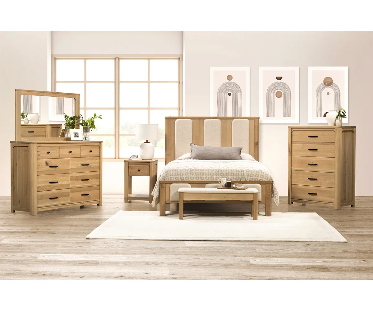Aspen 3 Drawer Nightstand - Image 2