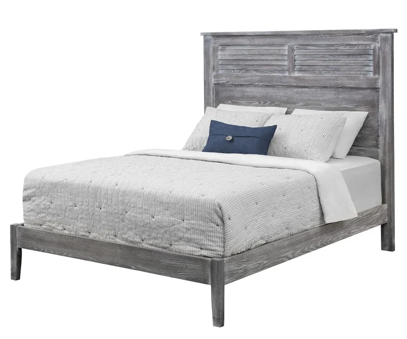 Manor Louver Panel Bed With Low Rail Footboard