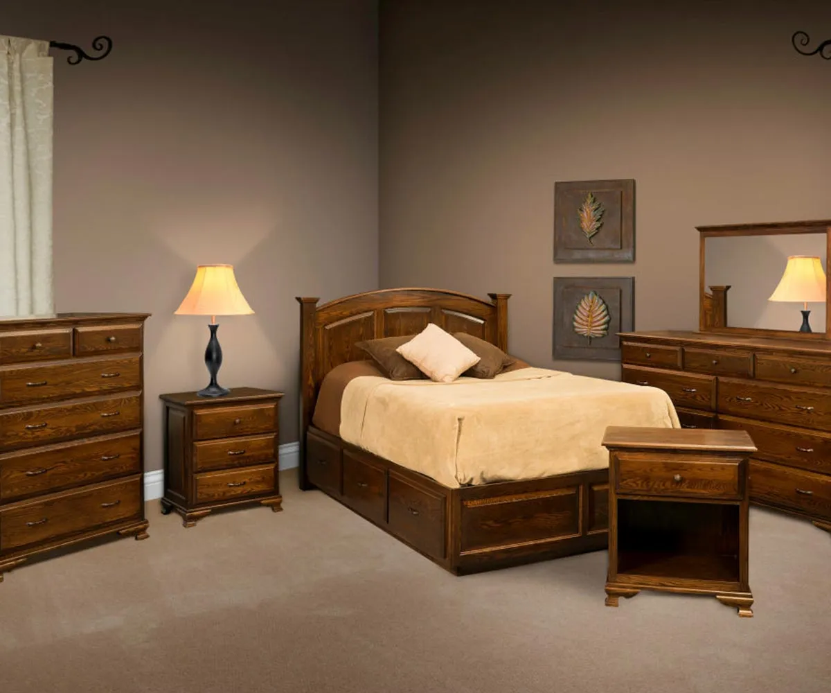 Americana 1 Drawer Open Nightstand - Image 6