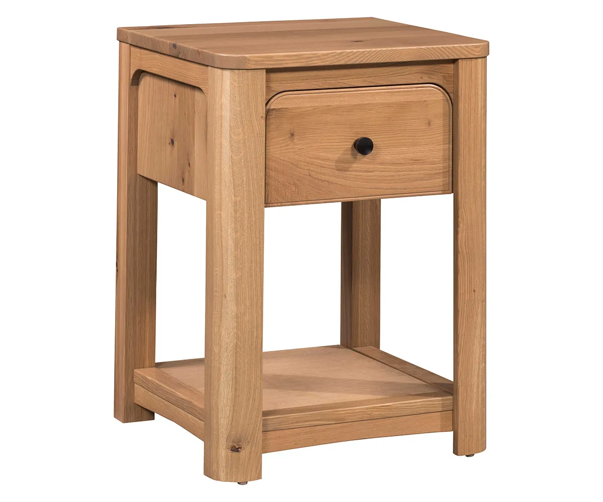 Aspen 1 Drawer Nightstand with Shelf