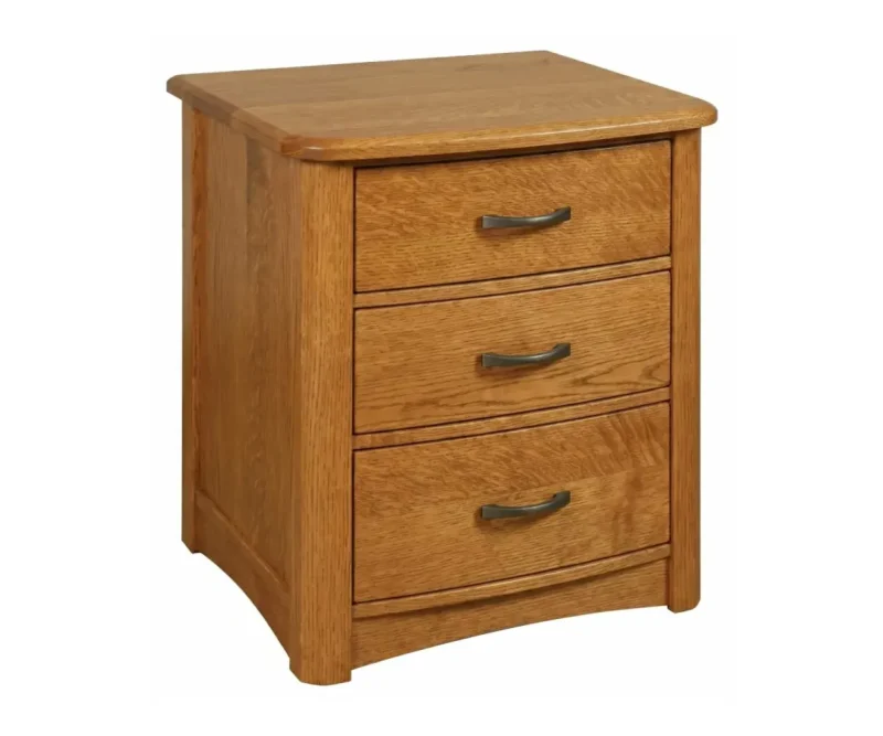 Meridian Three Drawer Nightstand