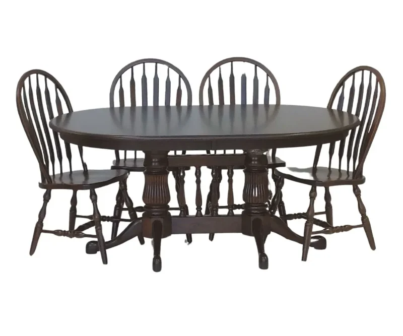 Tulip Double Pedestal Table