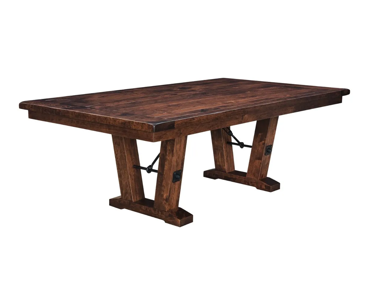 Wilkins Double Pedestal Table