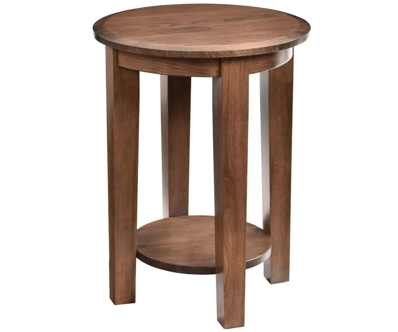 Deluxe Shaker Round End Table - 18"