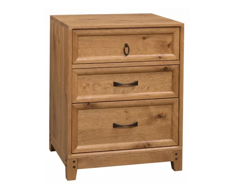 Glendale 3 Drawer Nightstand