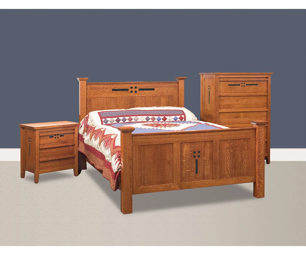 West Village 3 Drawer Nightstand - Image 3