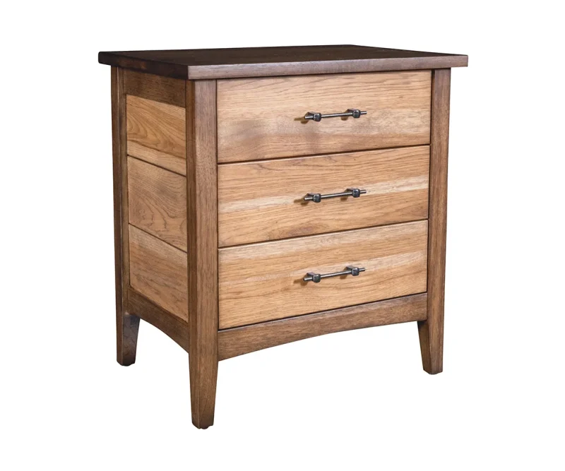 Phoenix 3 Drawer Nightstand