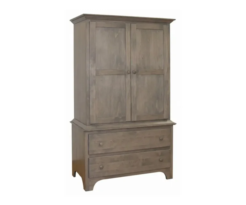 Shaker Two Piece Armoire