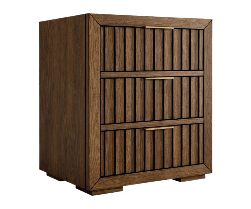 Cosmopolitan Loft 3 Drawer Nightstand - 26"W