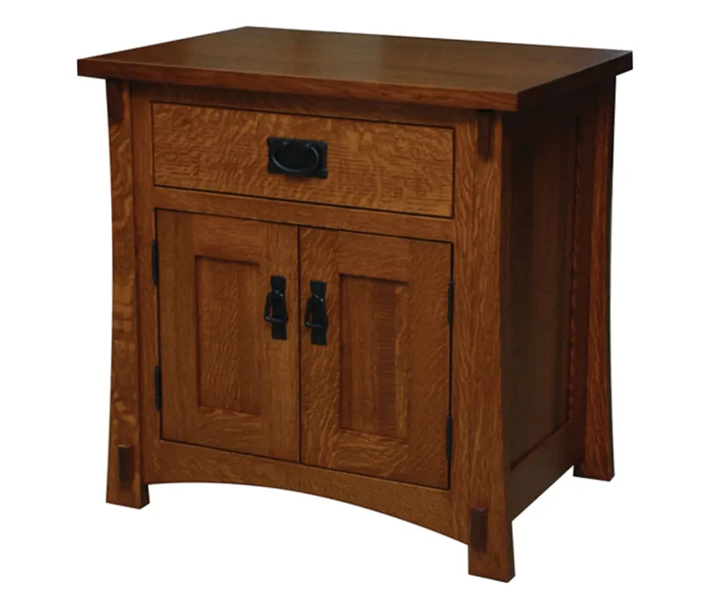 Dutch Country 1 Drawer 2 Door Nightstand