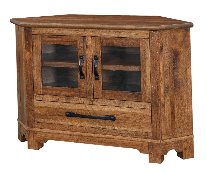 Farmhouse Corner Cabinet - 51"W
