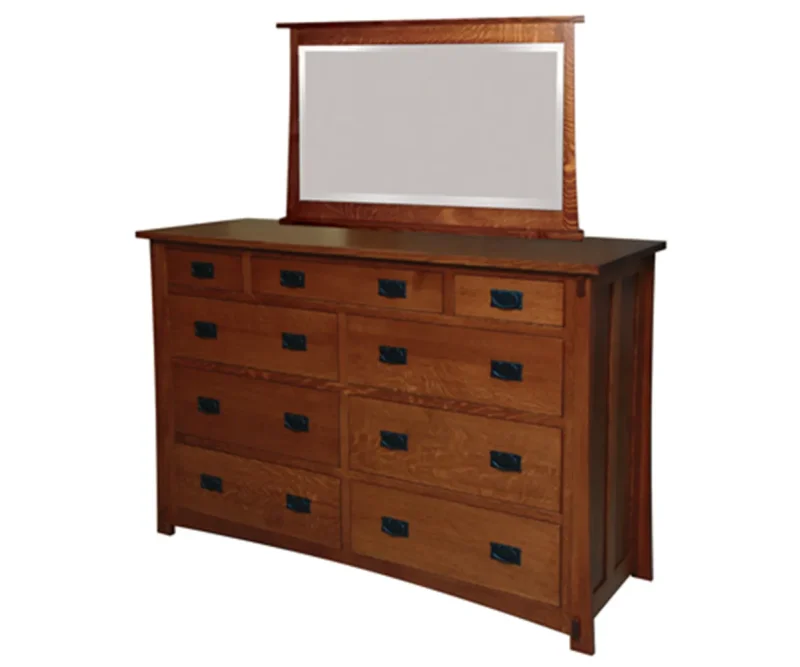 Dutch Country 9 Drawer Dresser