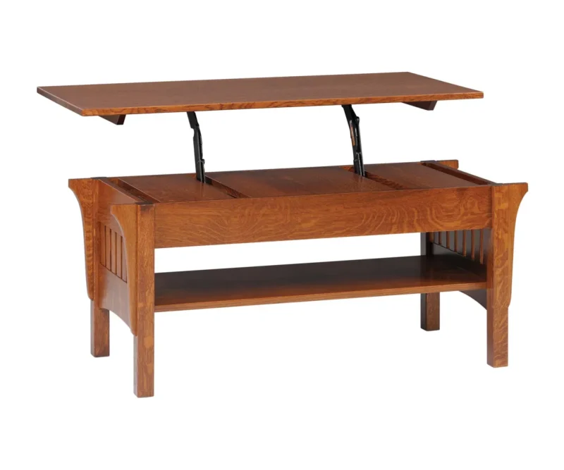 Mission Coffee Table With Lift Top