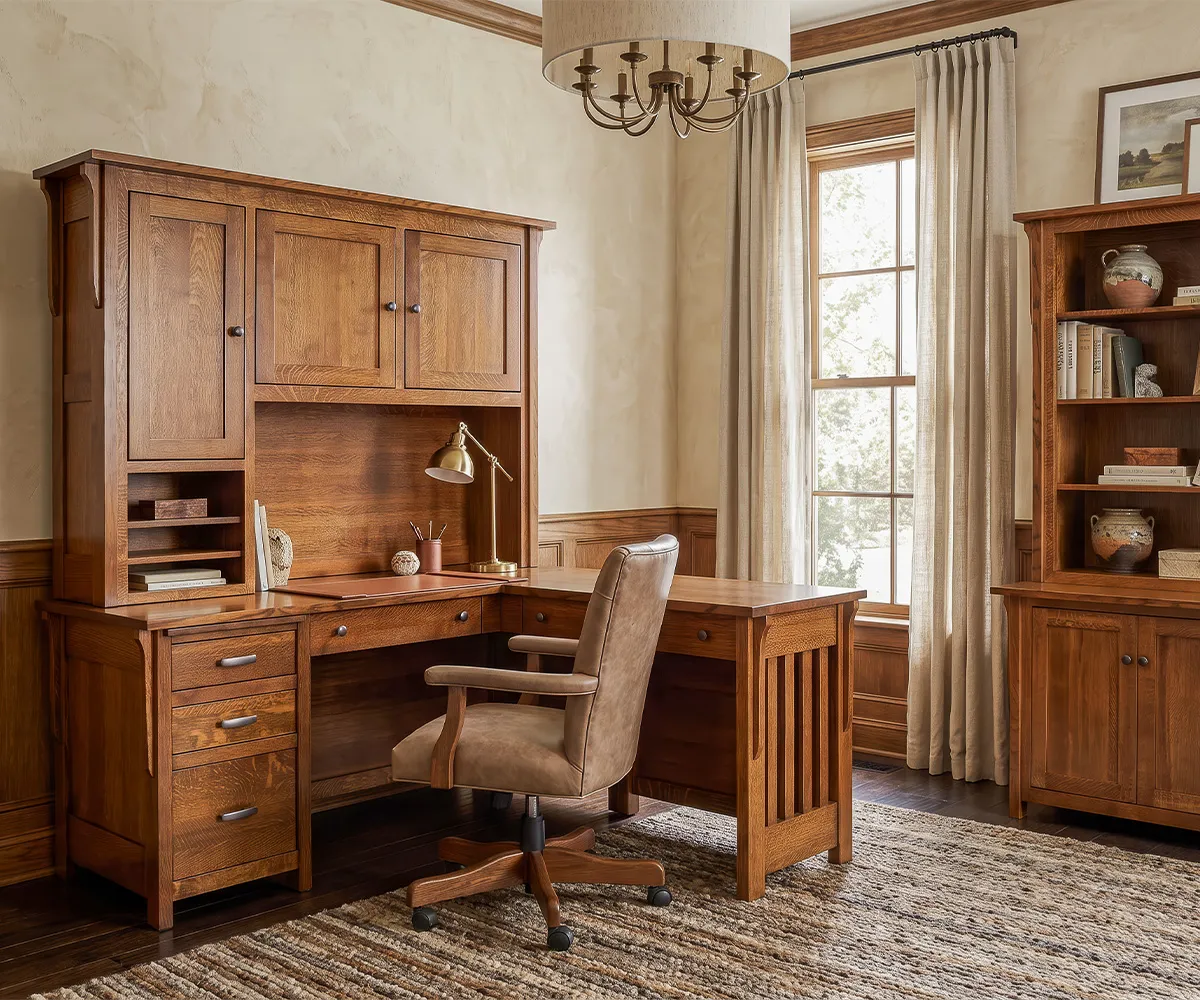 Boston Bookcase with Bottom Doors - Image 5